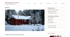 Desktop Screenshot of ferienhaus-noess.de